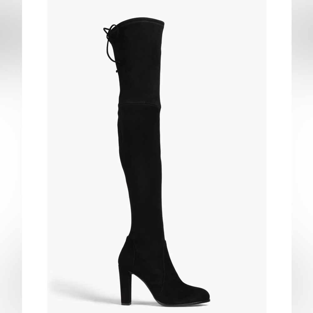 ♥️ Stuart Weitzman Black High-Heeled Over the Knee Boots
